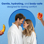Natural Water-Based Personal Lubricant Twin Pack, Premium, Non-Sticky, Easy-To-Clean Formula For Smooth, Comfortable Use - 34 Fl Oz (Pack Of Two)