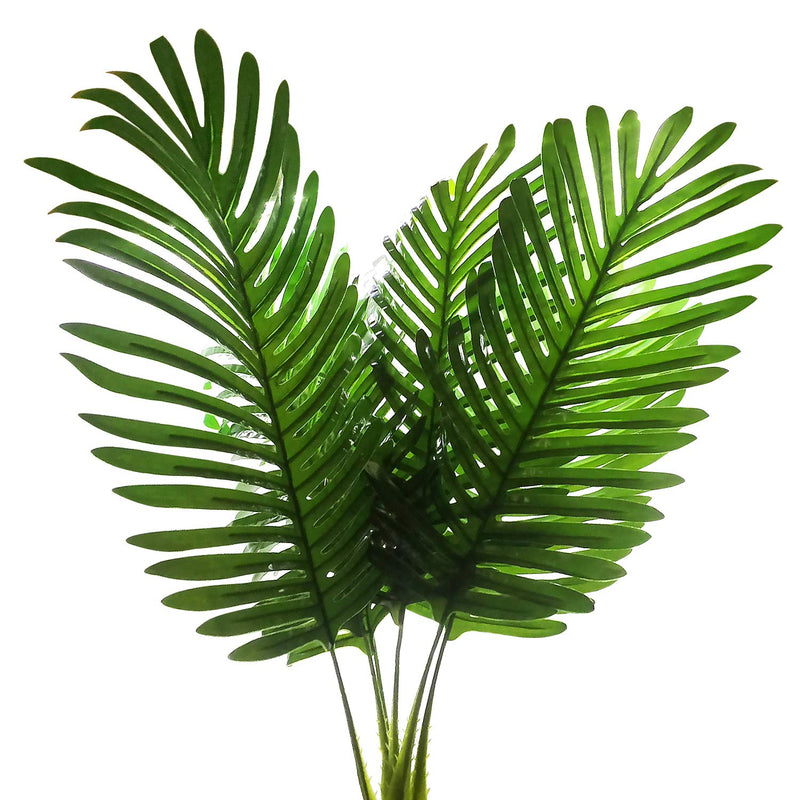 Slanc 5 Pack Palm Artificial Plants Leaf For Home Kitchen Party Flowers Arrang