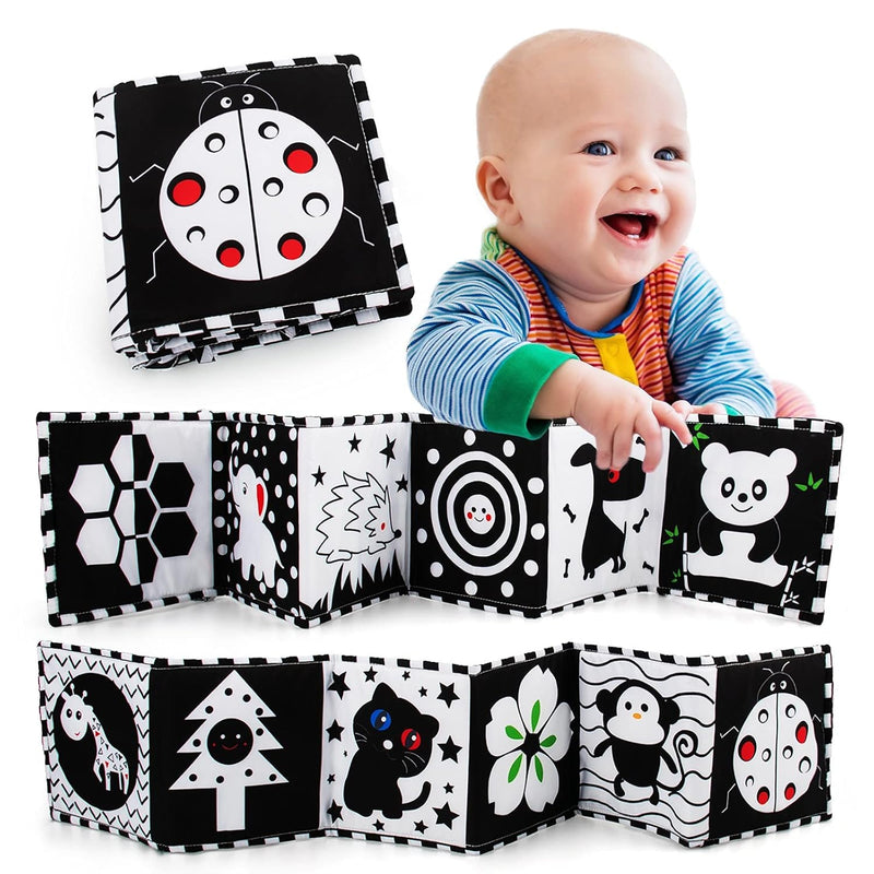 teytoy Baby Toys 0-6 Months, Black and White High Contrast Sensory Newborn