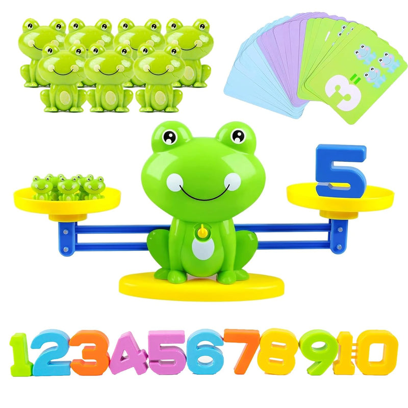 Frog Balance Counting Toys, Cool Math Learning Games For Boys And Girls, Ed