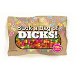 Suck A Bag Of Dicks - Adult Pecker-Shaped Candy- Tell 'Em To Suck It! - 100 Pieces - 3 Ounces