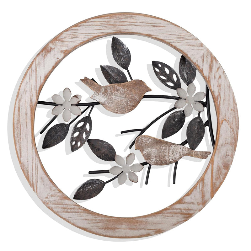 Ultra-Thick Bathroom Wall Decor Bird On Tree Branch Bathroom Wall Art Farmhous