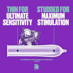 Assorted Pack of Ultra-Thin Premium Lubricated Latex Condoms – 24 Count