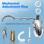 Adjustable Male Chastity Cage – Lightweight Design with Soft Urethral Catheter