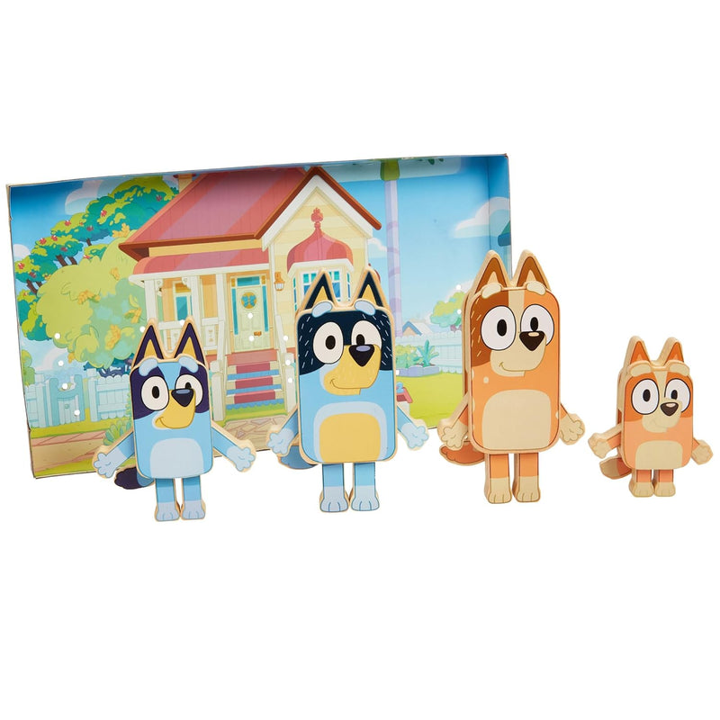 Wooden Character Figures 4 Colorful Wooden Figures Fsc Certified For Childr