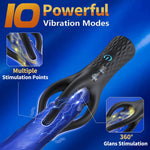 Male Penis Vibrator Sex Toys, Male Masturbator With 10 Vibrating Modes, 4 Tentacles 360° Wrapping Vibrating For Penis Glans Clit Nipple Stimulation, Adult Sex Toy For Men Women Couples