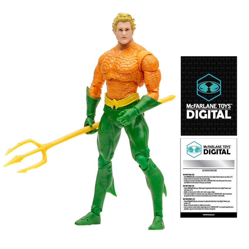 McFarlane Toys - DC Direct Aquaman (DC Classic) 7in Action Figure with Digi