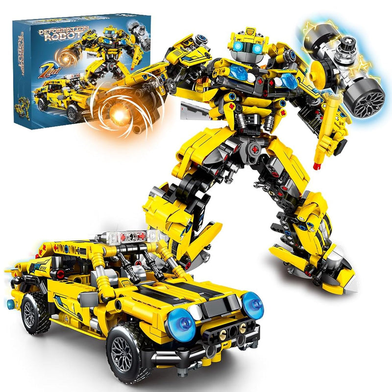 Stem Transform Robot Building Toy Set, Construction Educational Toys?Transf