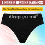 Harness Heroine X-Large - Microfiber Sex Toys For Adults, Adjustable Sex Toy With Second Skin Design, Ideal Pegging Adult Toys, Compatible With Most Dildos, S-Xxl Sizes