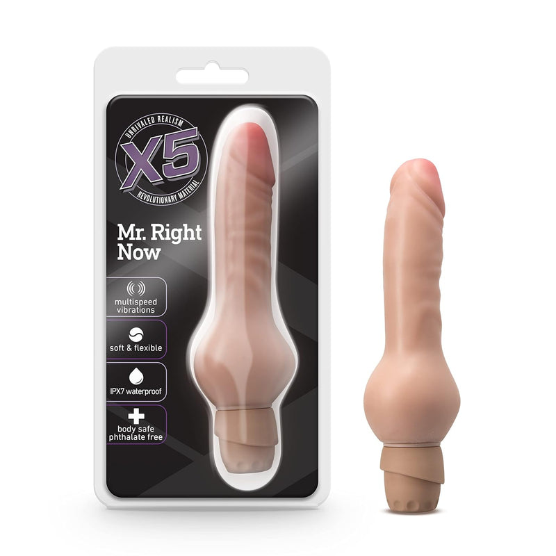 6.5" Realistic Curved Vibrating Dildo - Waterproof - Multi Speed Wide Bottom Vibrator - Sex Toy For Women - Sex Toy For Adults (Pink)