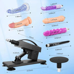 Sex Machine,Automatic Dildo Machine For Women And Men,Thrusting Love Machine With 3Xlr Connector Suction Cup Attachments Adult Machine Sex Toy