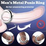Metal Stainless Steel Penis Ring For Men Metal Cock Rings For Erection Enhancing Sex Toys Couples Bondage Delay Control Male Stimulator White