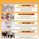 Inflatable Sex Sofa Chair with Air Pump – Bondage & Position Support Furniture