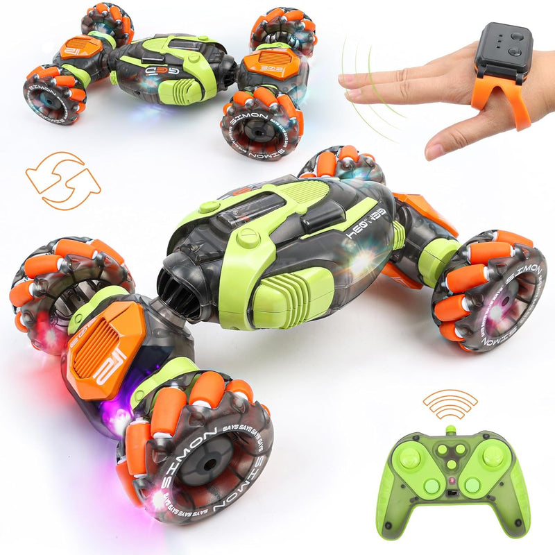 Rc Gesture Control Stunt Car For Kids 5 7 6 12 8 9 10 11 Years Old Boys And Gi