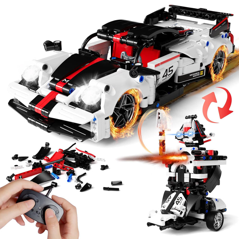 Stem Remote Control Car Building Kit Toys For Kids Age 8 12 With 2In1 Stem