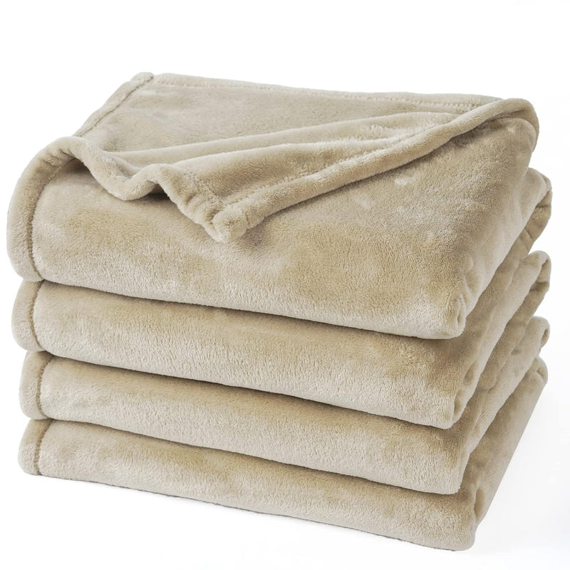 Ultra Soft Fleece Blanket King Size, No Shed No Pilling Luxury Plush Cozy 300G
