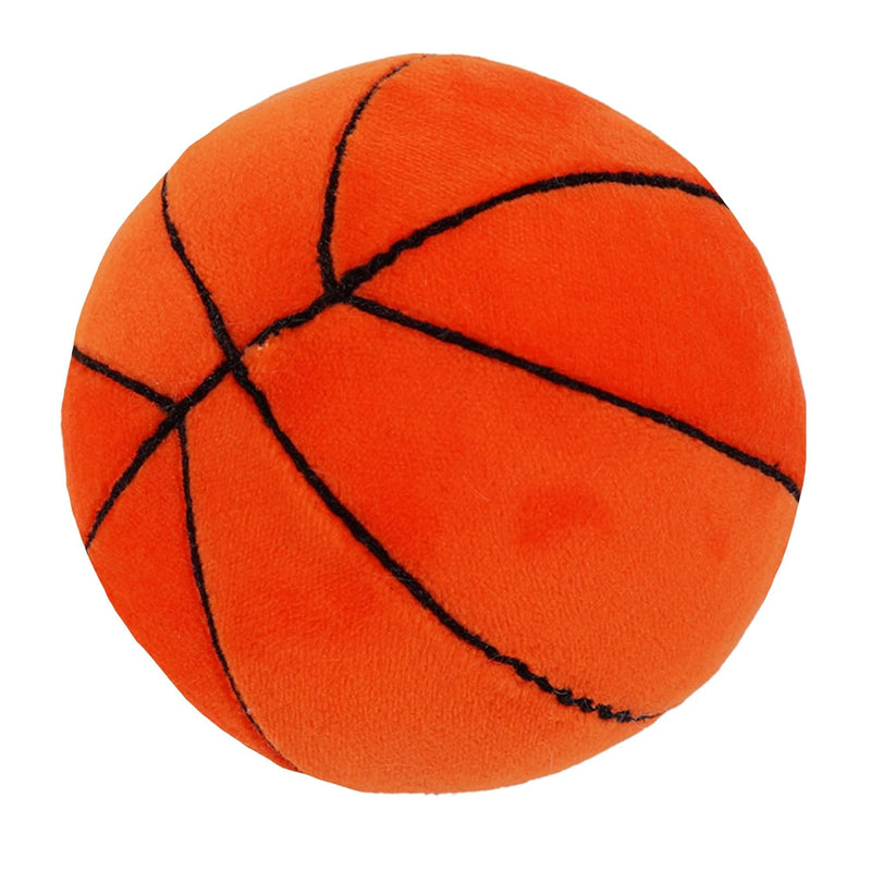 3" My First Basketball Plush Baby Squeaky Sensory Toy Safe Soft Sports Toy