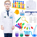 Kids Science Experiment Kit with Lab Coat & Science Tools Ages 6+
