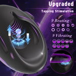 Tapping & Vibrating Male Masturbator with 9 Vibration and 9 Tapping Modes