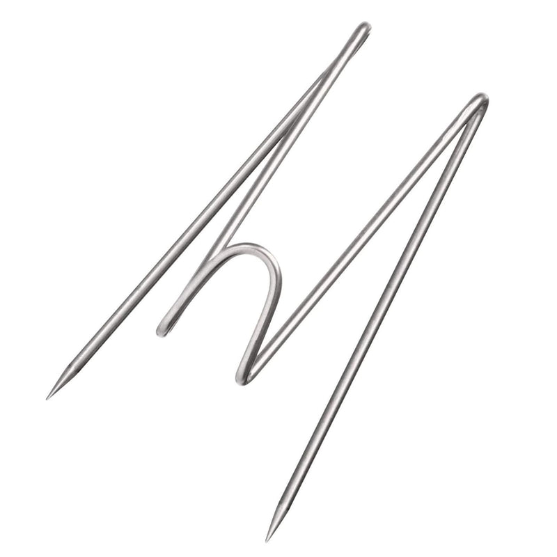 50 Pieces Fabric Panel Wall Hooks Door Hook Stainless Cabinet Draw Hooks For Int