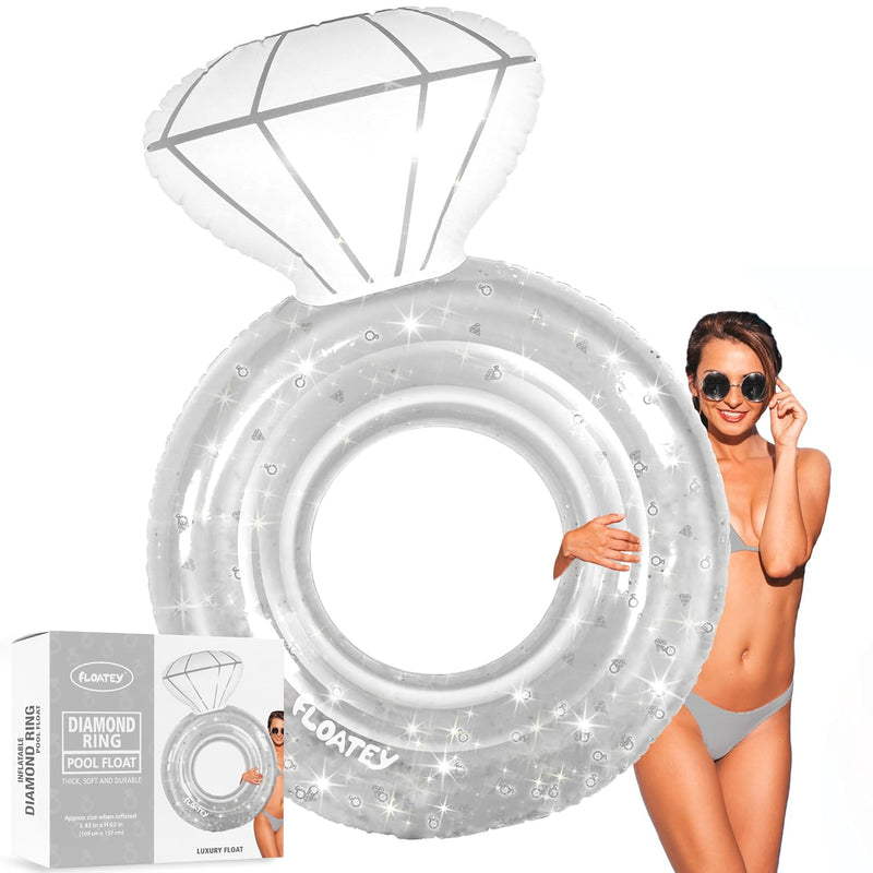 Ring Floatie Bachelorette Xtralarge Diamond Ring Pool Float