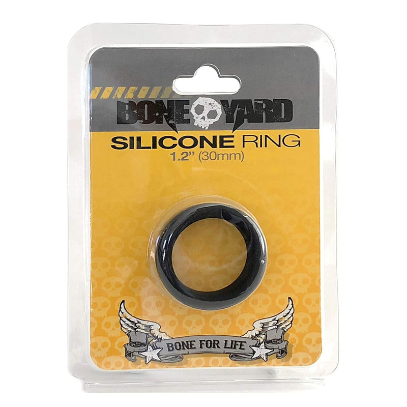 Boneyard Silicone Ring 30Mm Black