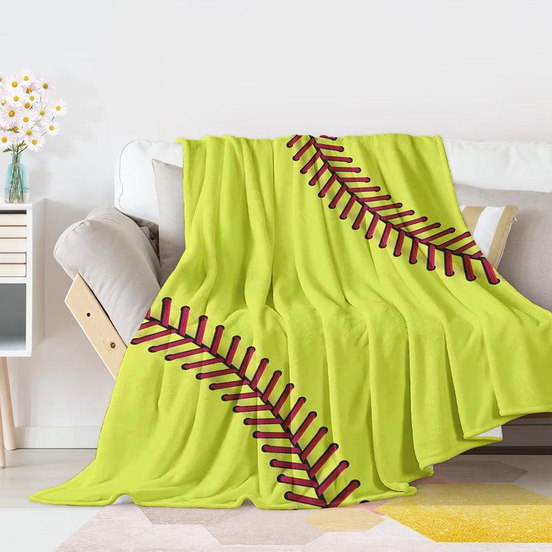 Softball Blanket Softball Gift For Girls Youth, Softball Gifts For Team, Soft