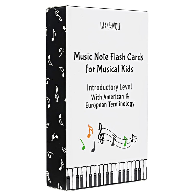 Learn To Read Music Flashcards By . 56 Large Size Music Note Theory Flashca