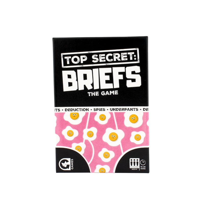 Top Secret: Briefs - The Deduction Game Of Undercover Underpants, Hilarious Evidence & Accusations Party Card Game, Family 8+, 3-6 Players