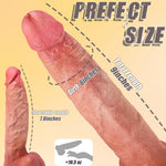 9 Inch Age Spot Realistic Dildo, Elderly Skin Tone Textured Powerful Suction Cup Dildos For Hands-Free Play, G-Spot Silicone Anal Dildo For Beginner, Sex Toys For Men, Women & Couples