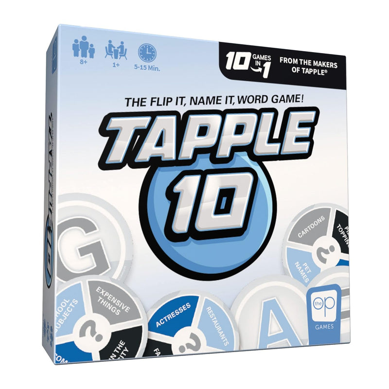USAopoly Tapple 10 | Featuring 10 Different Games in 1 | Fast-Paced Fun Fam