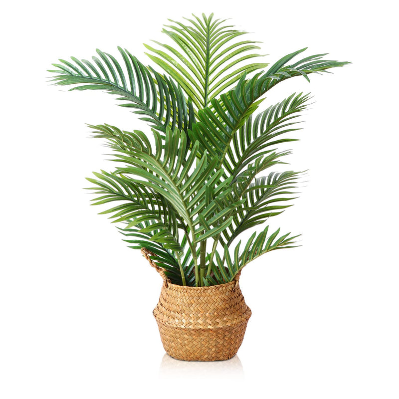 Fake Majesty Palm Plant 3Ft Artificial Plants For Home Decor Indoor Small Faux
