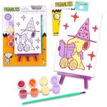 Snoopy Painting Set for Kids - Art Supplies Bundle with Canvas, Paint, Easel, Tattoos, and More