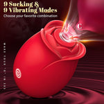 Rose Toy Adult Sex Toys - Rose Vibrator Sex Toys For Women With 9 Sucking & Vibrating Modes, G Spot Vibrator Adult Toy, Womens Clitoral Nipple Sucker Vibrators For Woman Couples Sex Furniture