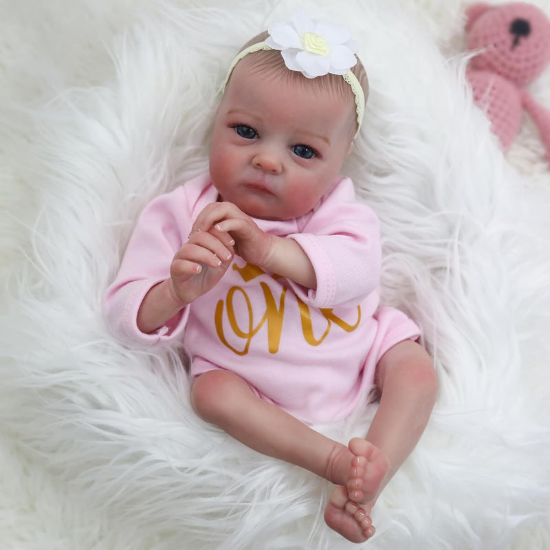 Realistic Reborn Baby Dolls Tink 16 Inch Lifelike Newborn Preemie Baby Doll