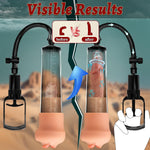 Penis Pump Realistic Mouth Manual Vacuum Extender Male Masturbator