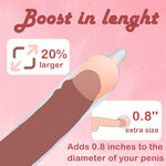 Pennis Extender, Penis Extension Girth Enhancer Sleeve Enlarger Enlargement 3 Pcs Silicone Penis Enlarger Sleeves Reusable Soft Dick Extender Extensor De Pene Stretchy For Men Gay Couples