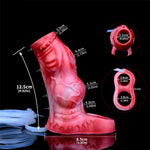 Silicone Penis Sleeve Ejaculating Dildo Sheath Cock Enlarger Men Adult Sex Toy - Knot Squirting Cock Sleeve Enlargement Extender Penis Sheath For Couples (M)