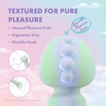 Blush Play With Me Unicorn Dreams 4.5" Clitoral Vibrator - 10 Vibration Modes W/Pleasure Nubs - Platinum Silicone Mini Massager, Nipple & Clit Stimulator, Rechargeable Women'S Adult Sex Toy -(Blue)