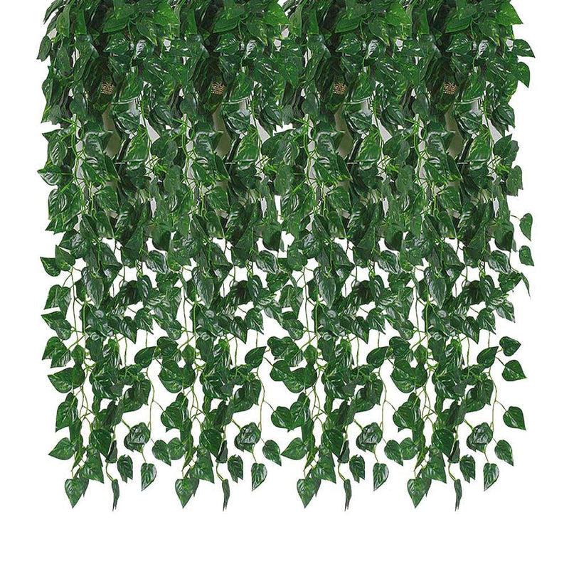 Artificial Ivy Garland 84 Feet 12 Strands Leaves Vine Green Plants Garland Han