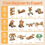 158-Piece Kids Tool Set with Toy Drill and Construction Accessories