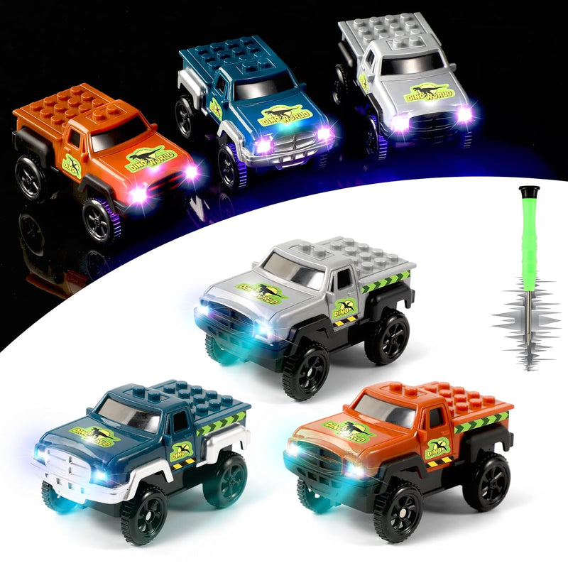 Tracks Cars Only Replacement,Track Cars For Tracks Glow In The Dark, Car Tr