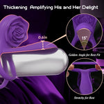 Mens Womens Rose Sex Toy - Vibrating Penis Ring Girth Sleeve, Adult Sex Toys & Games For Couples Men Pleasure, Cock Rings For Men Sex, Juguetes Sexuales Para Hombres