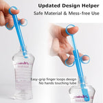 Lube Applicator Syringe, 6.5” Personal Lubricant Shooter with Silicone Cap