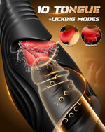 Male Masturbator with 10 Vibration Modes, Dual Stimulation & Adjustable Design