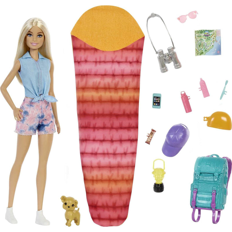 Barbie Doll & Accessories, It Takes Two Malibu Camping Playset with Doll, P