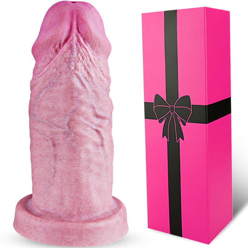 3.4 Inch Diameter Silicone Extra Thick Giant Dildo With Suction Cup, 10.4 Inch Realistic Fat G-Spot Large Monster Dildo Xxl Penis, Wide Anal Dildo Adult Sex Toy For Advanced Male And Female Users