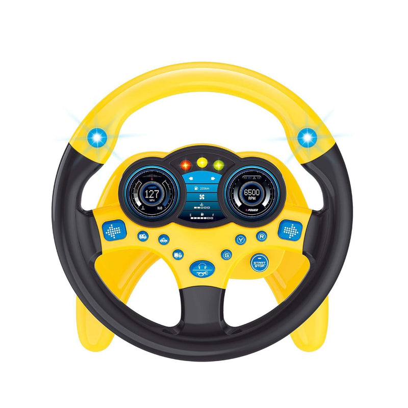 Baby Steering Wheel Toy, Kids Steering Wheel For Car Backseat A Variety Of