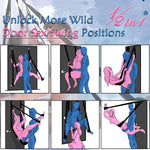 2-in-1 Door Sex Swing & Thigh Sling – Adjustable Bondage Restraints with Cushion