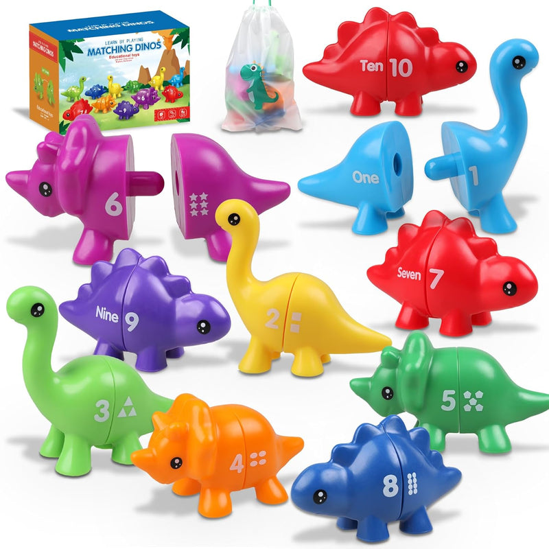 Toddler Dinosaur Montessori Toys For 1 2 3 4 Year Old Boy Girl Birthday Gif